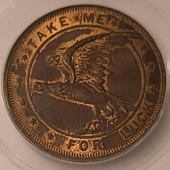1933 Century of Progress Indian Head So-Called Dollar Medal HK-470 R3 MS62 ICG - Picture 4 of 4